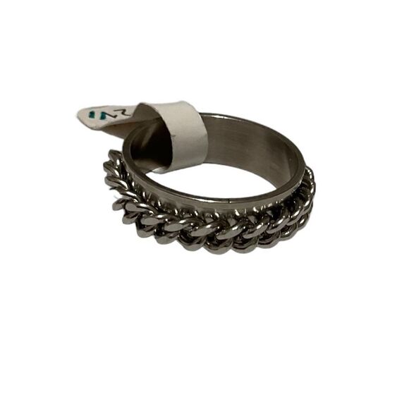 Mens Stainless Spinner Band - Picture 1 of 7